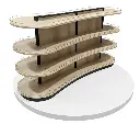 Round Edge Maple Wood Gondola