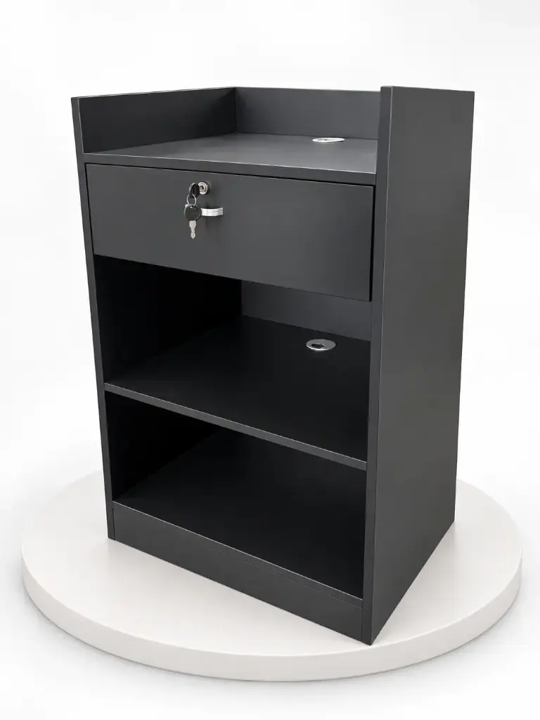 2ft Black Counter