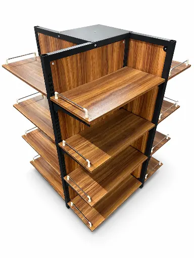 4-Sided Gondola Shelving Display
